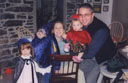 Jennifer, James, Katie, Callum and Megan - Christmas Eve 2001